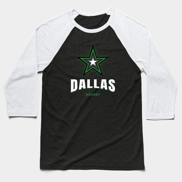 dallas stars hockey Baseball T-Shirt by BVHstudio